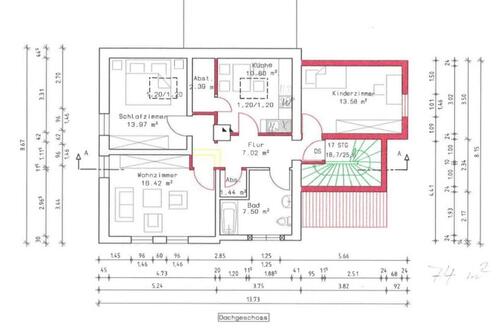 Foto - 3 Zimmer Dachgeschoßwohnung in Aßlar