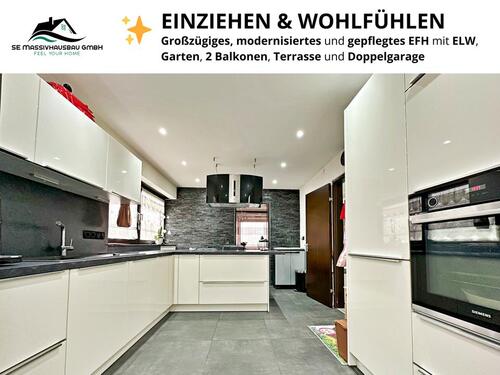 Foto - EINZIEHEN & WOHLFÜHLEN - Großzügiges EFH mit ELW, Garten, 2 Balkonen, Terrasse und Doppelgarage