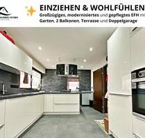 EINZIEHEN & WOHLFÜHLEN - Großzügiges EFH mit ELW, Garten, 2 Balkonen, Terrasse und Doppelgarage - Epfendorf