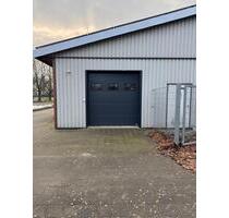 100 m2 Lagerhalle isoliert mit Rolltor - Harsefeld