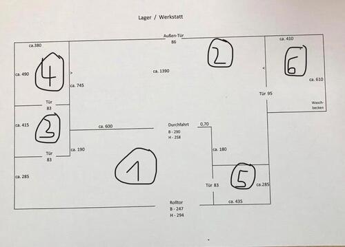 Foto - Ebenerdig WerkstattLagerBüro 275 qm 7€qm Rolltor 18107