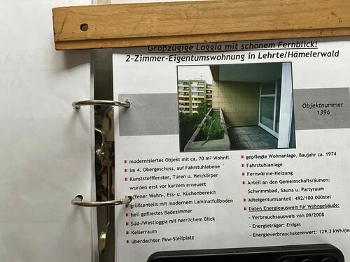Foto - Etagenwohnung in Lehrte zum Kaufen