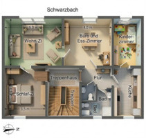 Platzwunder in Wuppertal: 4-Zi-Wohnung mit Parkett