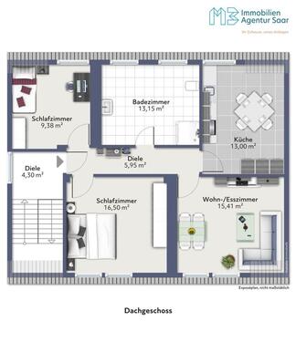 Foto - 3 Zimmer Etagenwohnung zur Miete in Saarlouis