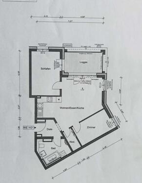 Foto - 3 Zimmer Etagenwohnung in Darmstadt