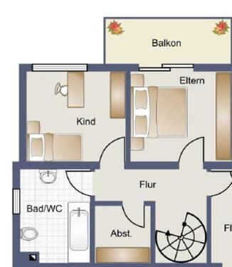 Foto - 3 Zimmer Maisonettenwohnung in Daaden