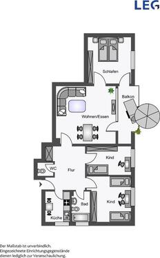 Foto - Etagenwohnung zur Miete in Münster
