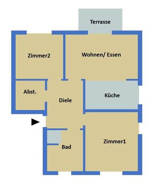 Foto - Gehobene Barrierefreie Erdgeschosswohnung mit Garten & Terrasse