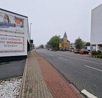 Werbefläche an der Hauptverkehrsstraße von Bad Hersfeld