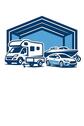 Foto - Stellplätze für Wohnwagen, Wohnmobil, Boote, Anhänger, Autos etc.