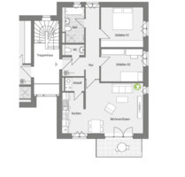 helle 3-Zimmer Neubauwohnung - 1.050,00&nbsp;EUR Kaltmiete, ca.&nbsp; 82,50&nbsp;m&sup2; in Tasdorf (PLZ: 24536)