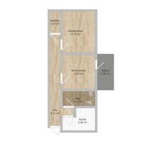 2-Raum Wohnung EG - 420,00&nbsp;EUR Kaltmiete, ca.&nbsp; 60,12&nbsp;m&sup2; in Dargun (PLZ: 17159)