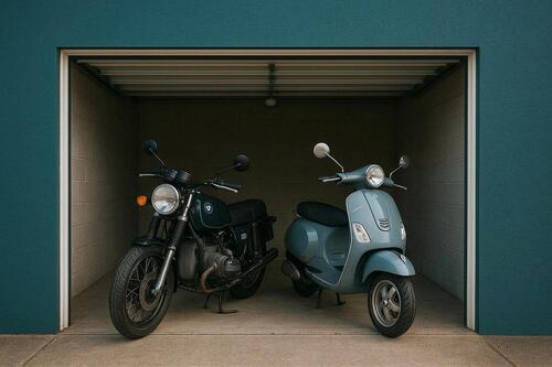 Foto - Garagen Stellplatz Motorrad Roller