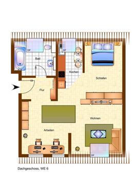 Foto - Südvorstadt im ruhigen Hinterhaus City-Apartment nahe Uni & MDR