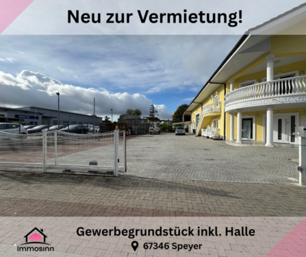 Foto - Gewerbefläche inkl. Halle in Speyer zu vermieten!