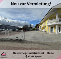 Gewerbefläche inkl. Halle in Speyer zu vermieten!
