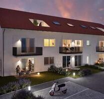 KfW-Neubau m. Schlossblick: 2-Zi-Whg., 47 qm m. Balkon + Küche - Ellwangen (Jagst)