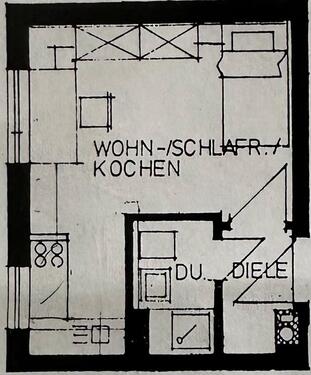 Foto - 1 Zimmer Appartement in AugsburgHaunstetten zu vermieten