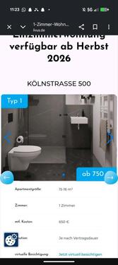 Foto - 1 Zimmer Etagenwohnung zur Miete in Bonn