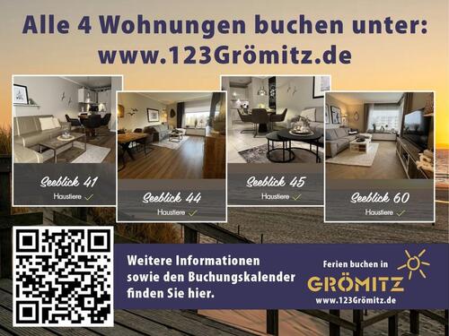 Foto - Ferienwohnung über Ostern Seeblick Strandnähe Ostsee Grömitz Hund