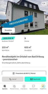 Foto - 9 Zimmer Mehrfamilienhaus, Wohnhaus zum Kaufen in Bad Driburg