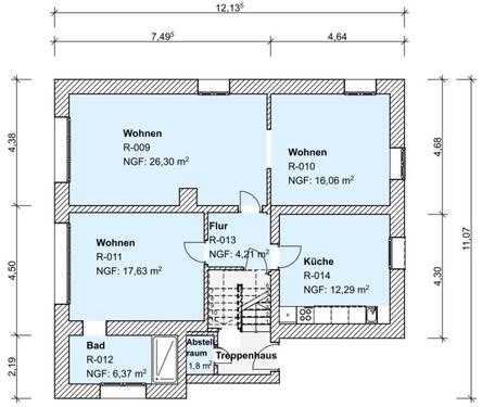 Foto - 3 Zimmer Wohnung mit Garten, Lindenfels – saniert, nahe Bensheim