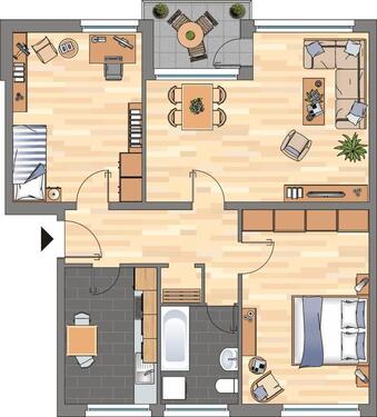 Foto - 3 Zimmer Etagenwohnung in Bremerhaven