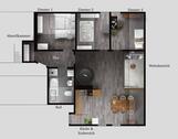 Foto - Moderne 4,5-Zimmer-Dachgeschosswohnung mit offenem Wohnbereich