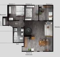 Moderne 4,5-Zimmer-Dachgeschosswohnung mit offenem Wohnbereich - Beetzendorf