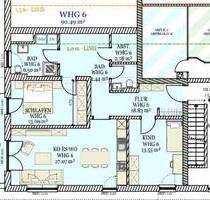 Stilvolle 3 Zimmer Wohnung Cham Gäste WC 90m² Stellplatz 2. OG