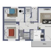 Baesweiler OT-Loverich WOHNUNG zu vermieten in 2-Fam.-Haus 1.OG