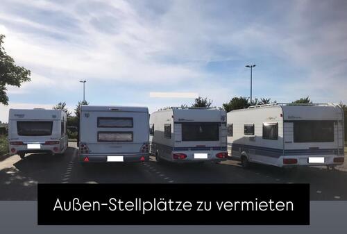 Foto - Stellplatz Wohnwagen Wohnmobil Boot LKW Trailer Parkplatz