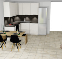 2-Zimmer Neubau Dachgeschoss Wohnung mit EBK und gr. Balkon - Isen