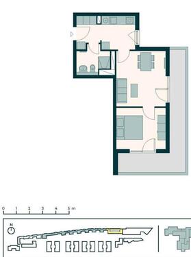 Foto - 2 Zimmer Etagenwohnung zur Miete in Berlin