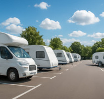 Parkplatz für Wohnmobile, Anhänger etc. - Frankfurt am Main Ostend