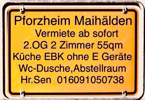 Foto - Vermiete Gepflegte Sonnig Helle 55qm 2Zimmer Wohnung