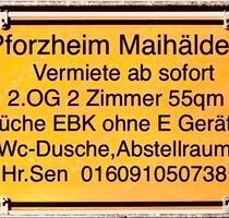 Vermiete Gepflegte Sonnig Helle 55qm 2Zimmer Wohnung - Pforzheim Brötzingen