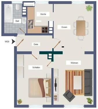 Foto - 3.5 Zimmer Erdgeschoßwohnung zur Miete in Herne