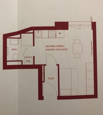 Foto - 1 Zimmer Erdgeschoßwohnung in München