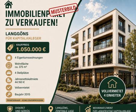 Foto - 4 vollvermietete Eigentumswohnungen in Langgöns – provisionsfrei