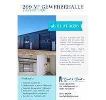 209m² Gewerbehalle zu vermieten - Halsenbach