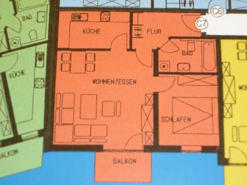 Foto - 2-Zimmerwohnung in Deggendorf - 179.000,00&nbsp;EUR Kaufpreis, ca.&nbsp; 57,00&nbsp;m&sup2;