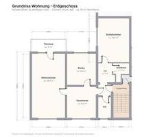 Wolfhagen-Istha: renovierte 3-Zimmer-Wohnung mit Küche & Terrasse