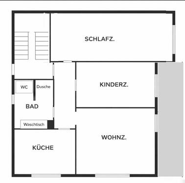 Foto - 3 Zimmer Etagenwohnung in Bühl