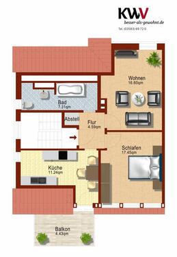 Foto - Etagenwohnung in Olbersdorf