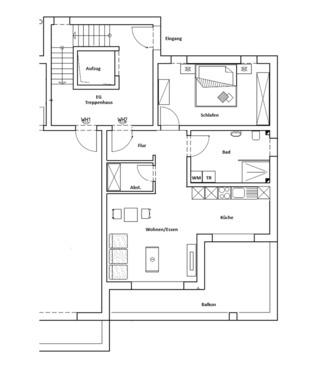 Foto - 2 Zimmerwohnung in Westerburg Poststraße zu vermieten