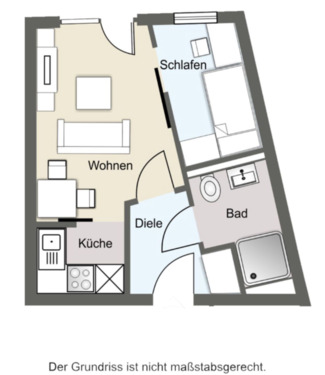 Foto - 2-Zimmer Seniorenwohnung in Lüdenscheid Barrierefrei