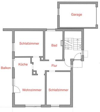 Foto - 3 Zimmer Etagenwohnung zur Miete in Immenstadt im Allgäu