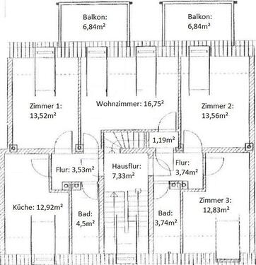 Foto - 4.5 Zimmer Dachgeschoßwohnung in Recklinghausen