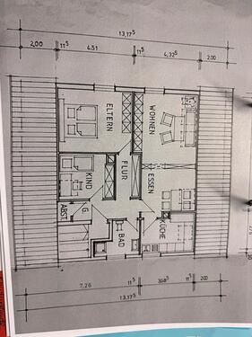 Foto - 3.5 Zimmer Dachgeschoßwohnung zur Miete in Bergrheinfeld